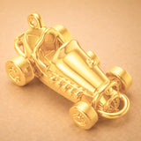 24ct Pure Gold - Hot Rod Racer Charm