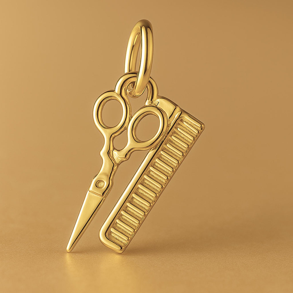 24ct Pure Gold - Barber Trinkets Charm