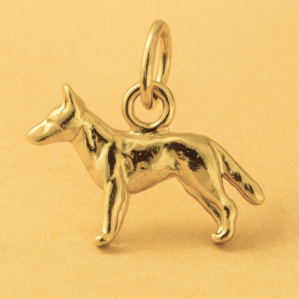 24ct Pure Gold - Farm Dingo Charm