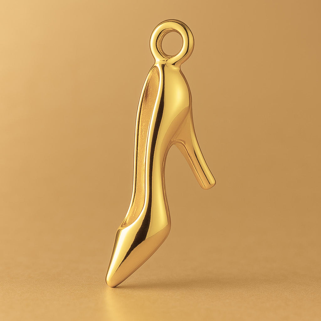 24ct Pure Gold - Classic High Heel Charm