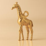 24ct Pure Gold - Nubian Giraffe Charm