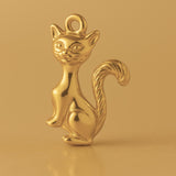 24ct Pure Gold - Siamese Cat Charm