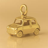 24ct Pure Gold - Retro Mini Car Charm