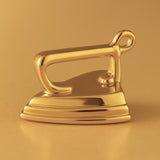 24ct Pure Gold - Vintage Iron Charm