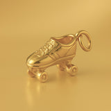 24ct Pure Gold - Retro Roller Skate Charm