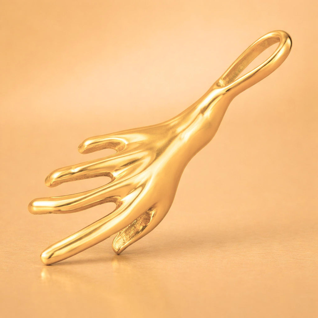 24ct Pure Gold - Single Hand Setting Charm
