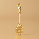 24ct Pure Gold - Badminton Racket Charm