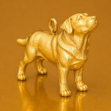 24ct Pure Gold - Labrador Retriever Dog Charm