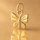 24ct Pure Gold - Modern Butterfly Charm