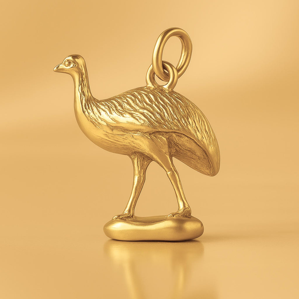 24ct Pure Gold - Rothschild Emu Charm