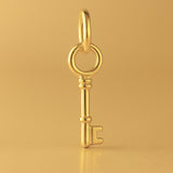 24ct Pure Gold - Classic Vintage Key Charm