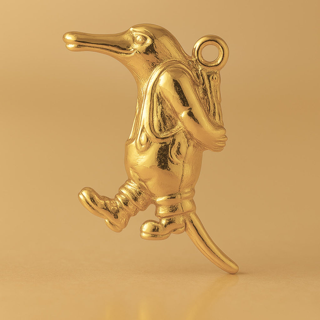 24ct Pure Gold - Platypus Student Charm