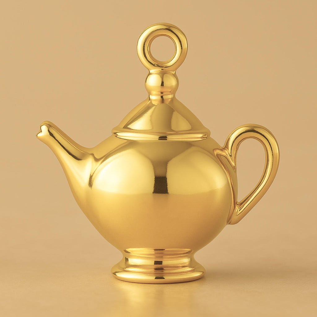 24ct Pure Gold - Classic Teapot Charm