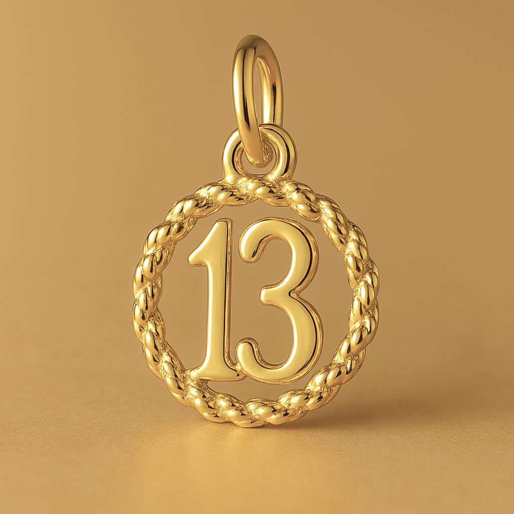 24ct Pure Gold - 13 Wreath Charm