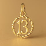 24ct Pure Gold - 13 Wreath Charm