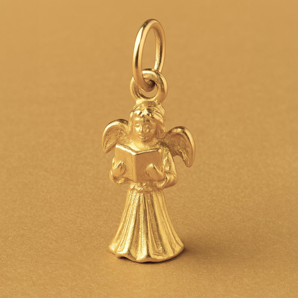 24ct Pure Gold - Christmas Carol Angel Charm