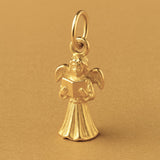 24ct Pure Gold - Christmas Carol Angel Charm