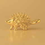 24ct Pure Gold - Wild Porcupine Charm