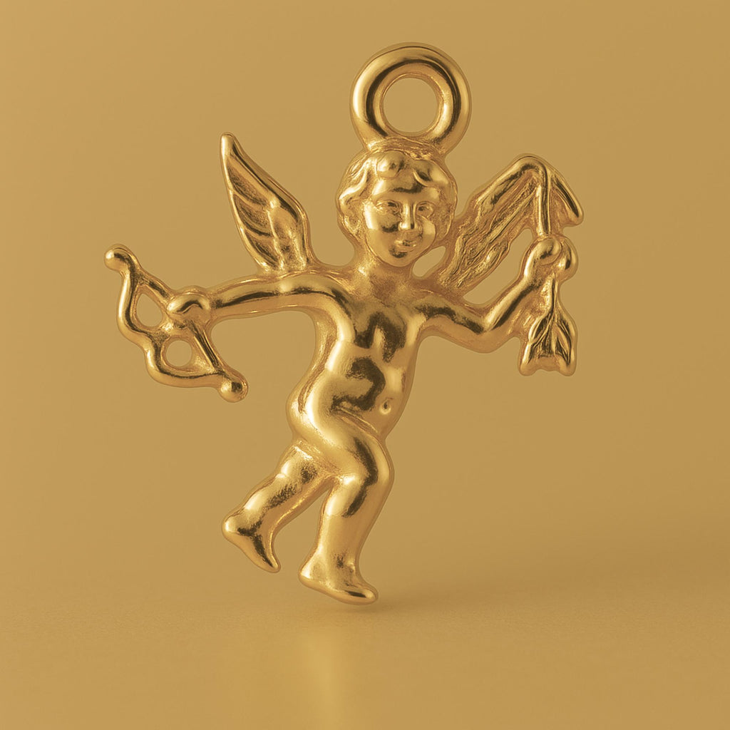 24ct Pure Gold - Cupid of Peace Charm