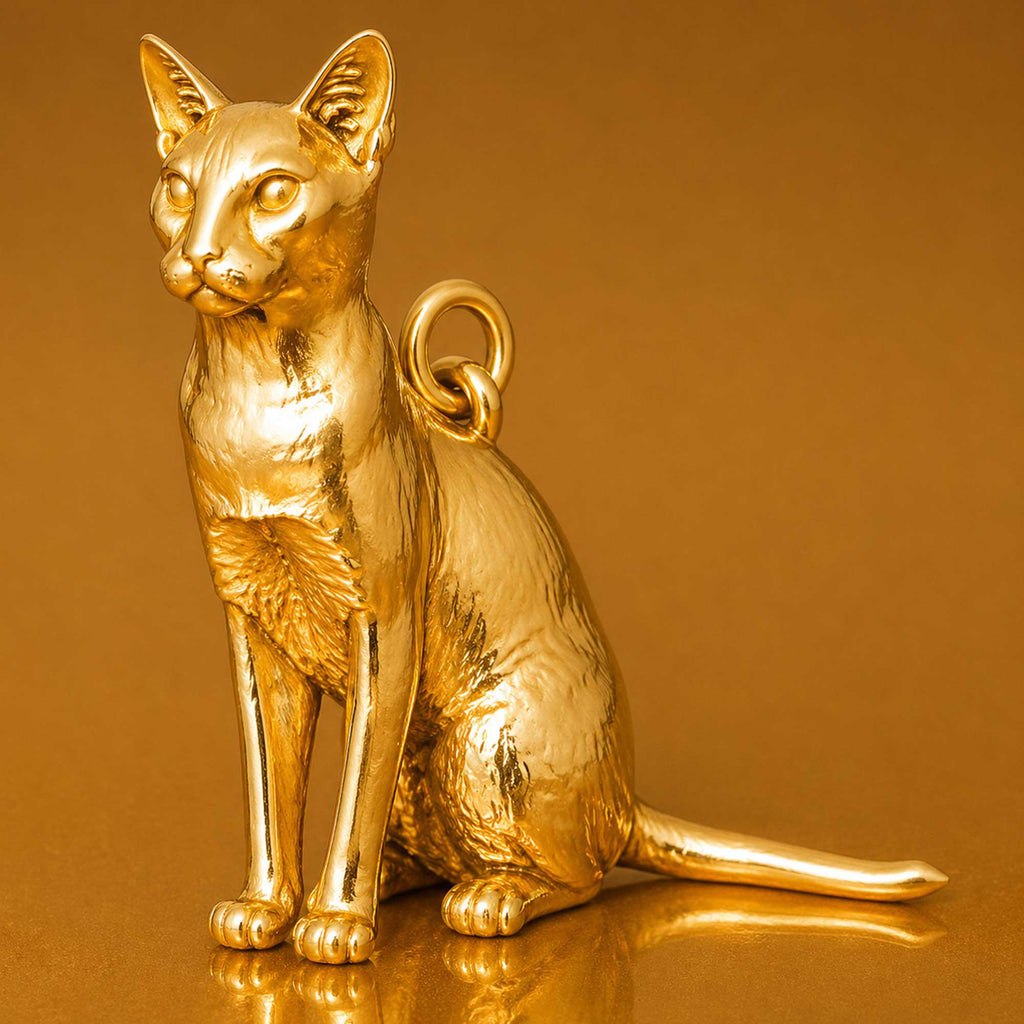 24ct Pure Gold - Ocicat Cat Charm
