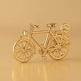 24ct Pure Gold - Vintage Bicycle Charm