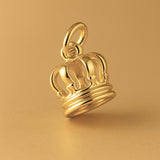 24ct Pure Gold - Regal Crown Charm