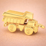 24ct Pure Gold - Tipper Dump Truck Charm