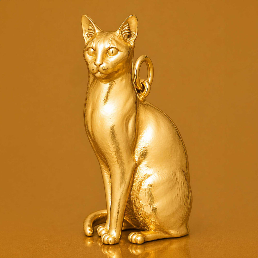 24ct Pure Gold - Singapura Cat Charm