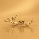 24ct Pure Gold - Venetian Gondola Charm