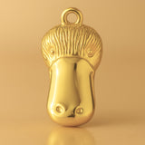 24ct Pure Gold - Platypus Head Charm