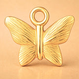 24ct Pure Gold - Dainty Butterfly Charm
