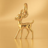 24ct Pure Gold - Forest Deer Charm
