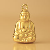 24ct Pure Gold - Meditating Buddha Charm