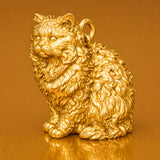 24ct Pure Gold - Selkirk Rex Cat Charm