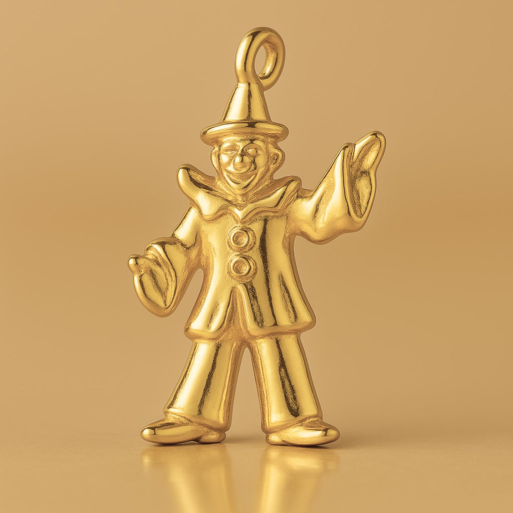 24ct Pure Gold - Juggling Clown Charm