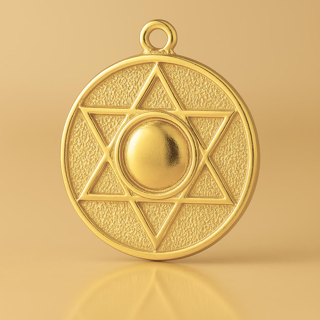 24ct Pure Gold - Star of David Amulet Charm