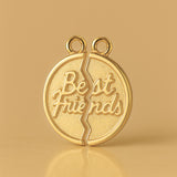 24ct Pure Gold - Classic Best Friends Amulet Charm