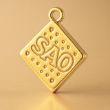 24ct Pure Gold - SAO Biscuit Charm