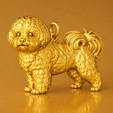 24ct Pure Gold - Bichon Frise Dog Charm