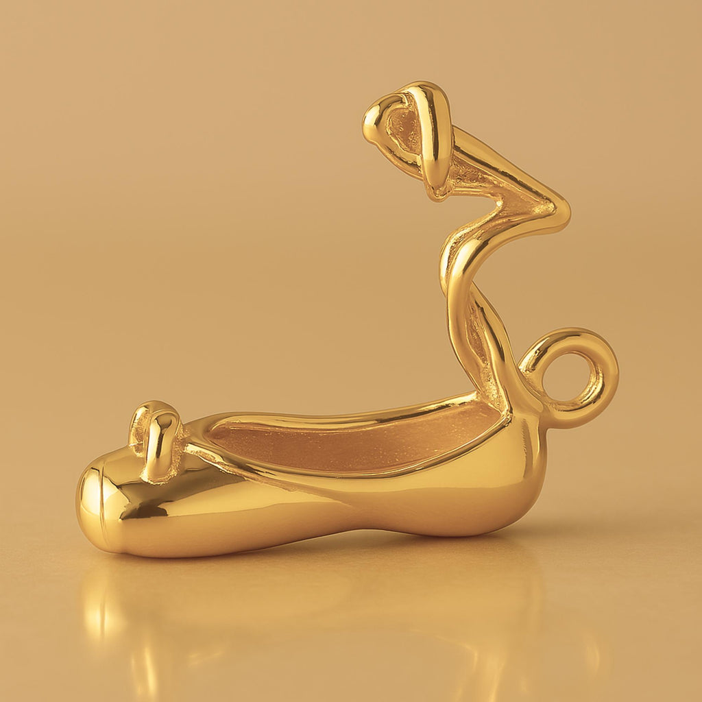 24ct Pure Gold - Ballet Slipper Charm
