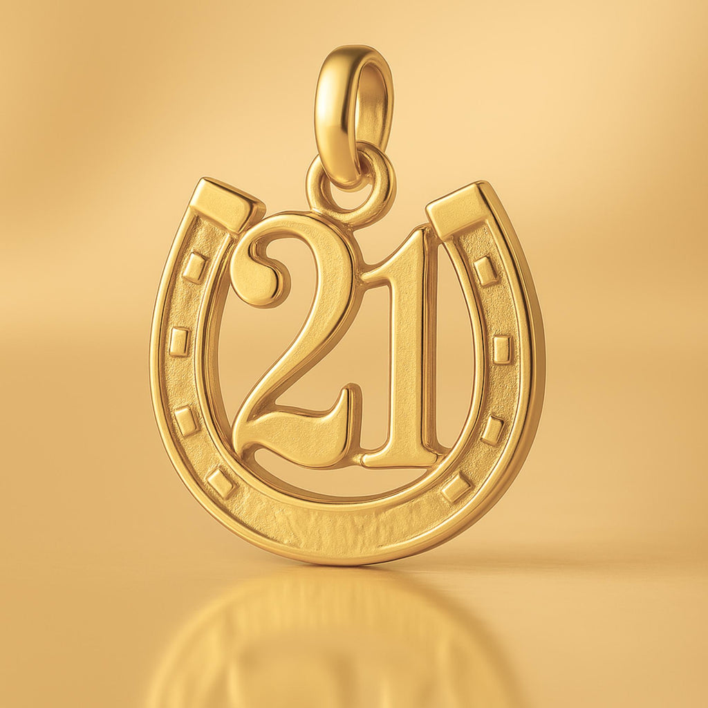 24ct Pure Gold - 21 Horseshoe Charm