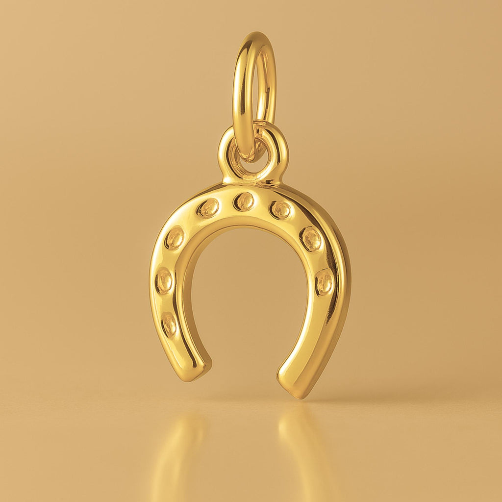 24ct Pure Gold - Traditional Horseshoe Charm