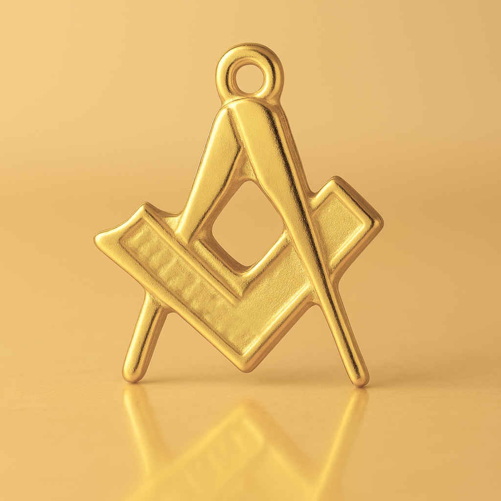 24ct Pure Gold - Freemason Charm