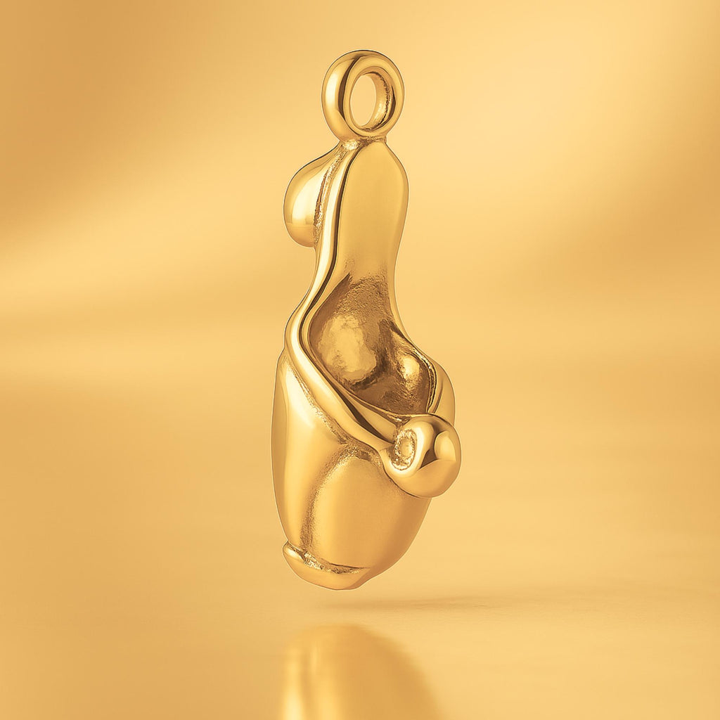 24ct Pure Gold - Low Heel Charm