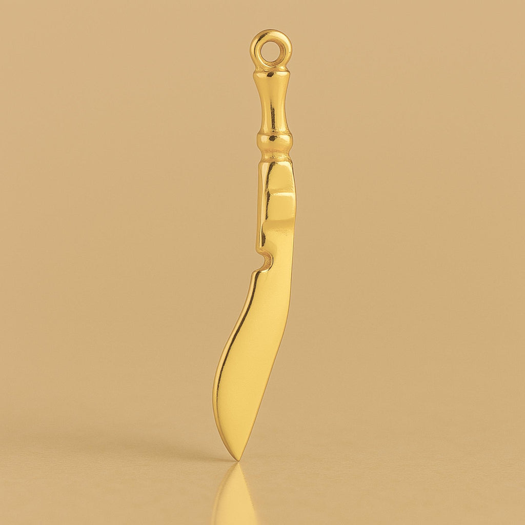 24ct Pure Gold - Kukri Knife Charm