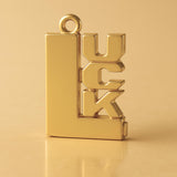 24ct Pure Gold - LUCK Charm