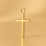 24ct Pure Gold - Mini Crucifix Charm