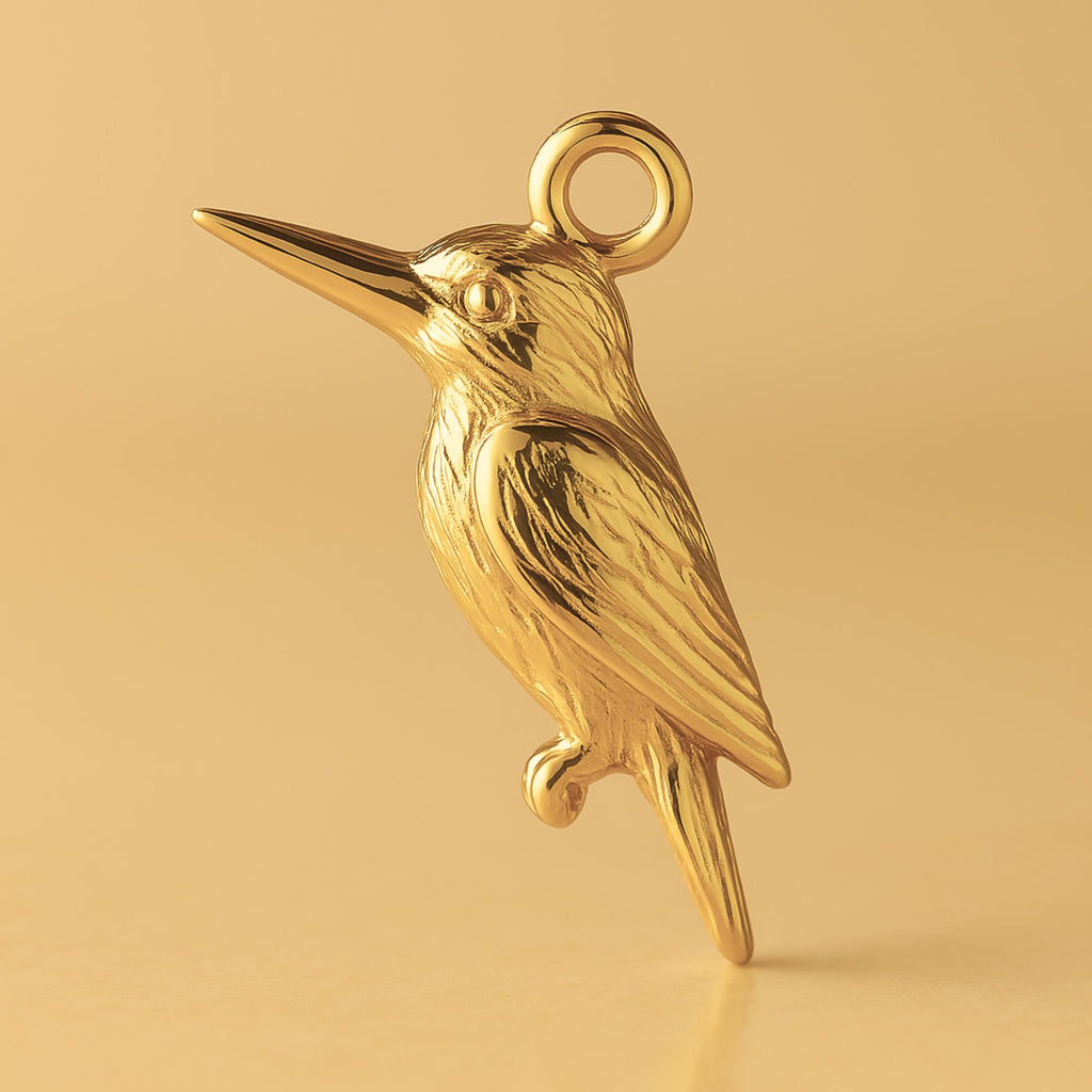 24ct Pure Gold - Laughing Kookaburra Charm