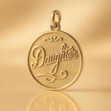 24ct Pure Gold - Daughter Amulet Charm