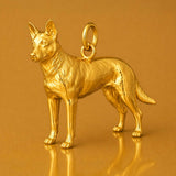 24ct Pure Gold - Australian Cattle Dog Charm